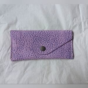 Portland Leather Goods envelope wallet Lilac